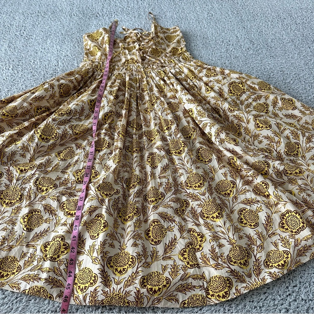Rhode Resort Katrina Dress Sz 12 Floral Midi NWT - Picture 11 of 12